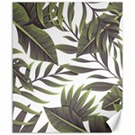 Tropical leaves Canvas 8  x 10  8.15 x9.66  Canvas - 1