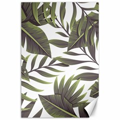 Tropical Leaves Canvas 24  X 36  by goljakoff