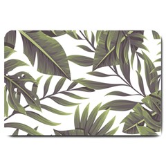 Tropical Leaves Large Doormat  by goljakoff