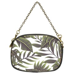 Tropical Leaves Chain Purse (two Sides) by goljakoff