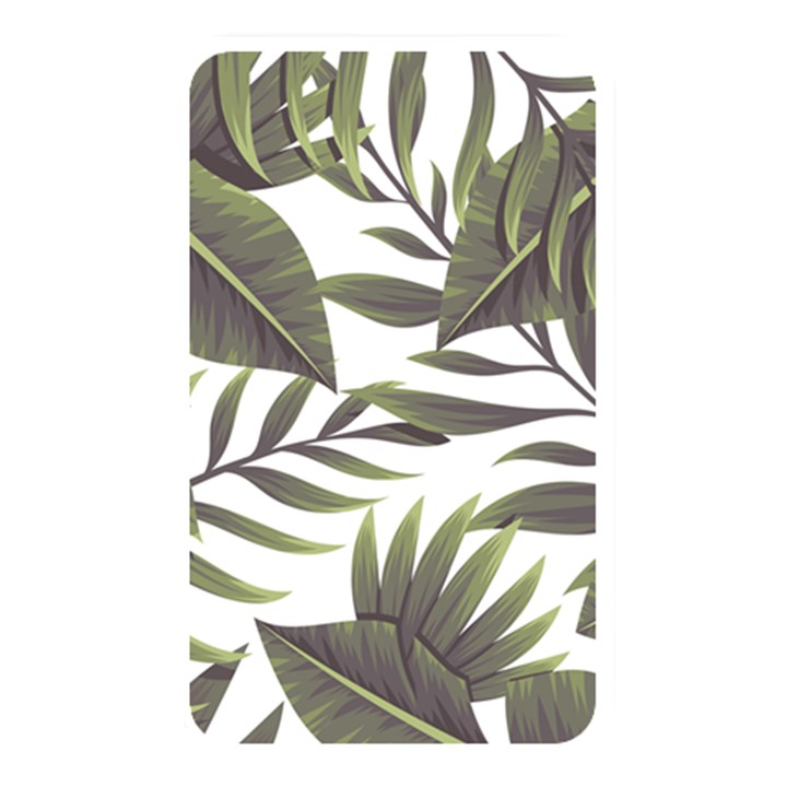 Tropical leaves Memory Card Reader (Rectangular)