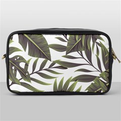 Tropical Leaves Toiletries Bag (one Side) by goljakoff