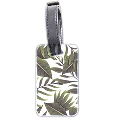 Tropical Leaves Luggage Tag (two Sides) by goljakoff