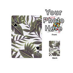 Tropical Leaves Playing Cards 54 Designs (mini) by goljakoff