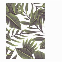 Tropical Leaves Small Garden Flag (two Sides) by goljakoff