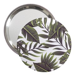 Tropical Leaves 3  Handbag Mirrors