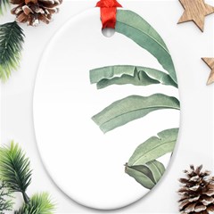 Palm Leaves Ornament (oval) by goljakoff