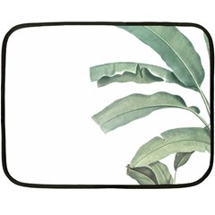 Palm Leaves Double Sided Fleece Blanket (mini)  by goljakoff