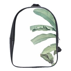 Palm Leaves School Bag (large) by goljakoff