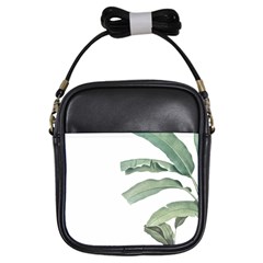 Palm Leaves Girls Sling Bag by goljakoff