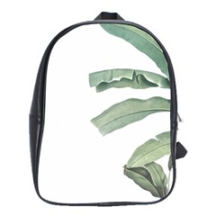 Palm Leaves School Bag (xl) by goljakoff