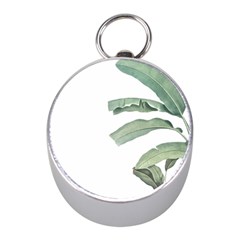 Palm Leaves Mini Silver Compasses by goljakoff