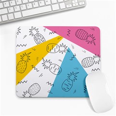 Modern Pineapples Large Mousepads by goljakoff