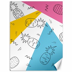 Modern Pineapples Canvas 36  X 48  by goljakoff