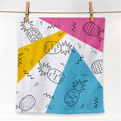 Modern Pineapples Face Towel by goljakoff