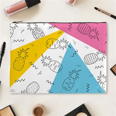 Modern Pineapples Cosmetic Bag (xl) by goljakoff