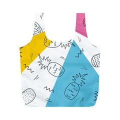 Modern Pineapples Full Print Recycle Bag (m) by goljakoff