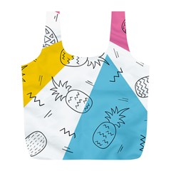 Modern Pineapples Full Print Recycle Bag (l) by goljakoff