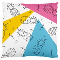 Modern Pineapples Standard Flano Cushion Case (two Sides) by goljakoff