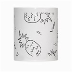 Pineapples White Mugs Center