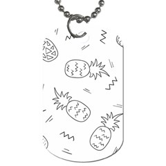 Pineapples Dog Tag (one Side) by goljakoff