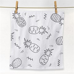 Pineapples Face Towel by goljakoff