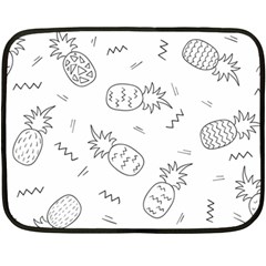 Pineapples Fleece Blanket (mini) by goljakoff