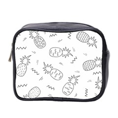 Pineapples Mini Toiletries Bag (two Sides) by goljakoff