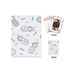 Pineapples Playing Cards Single Design (mini) by goljakoff