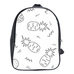 Pineapples School Bag (xl) by goljakoff