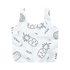 Pineapples Full Print Recycle Bag (m) by goljakoff