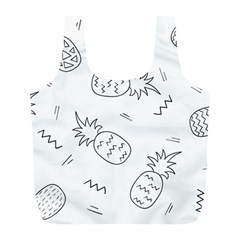 Pineapples Full Print Recycle Bag (l) by goljakoff