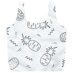 Pineapples Full Print Recycle Bag (xl) by goljakoff