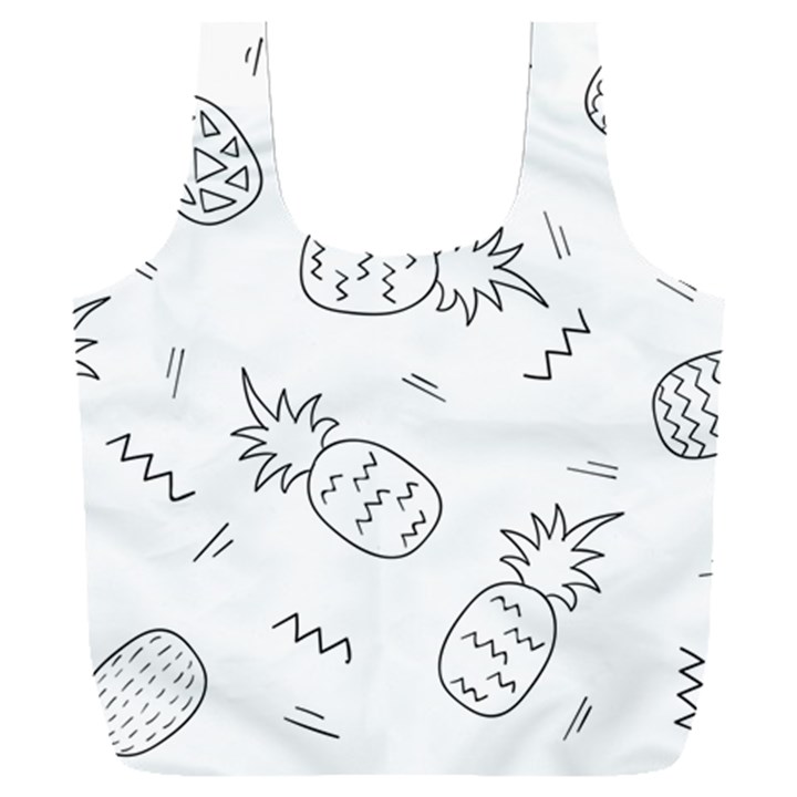 Pineapples Full Print Recycle Bag (XXXL)