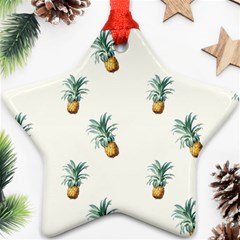 Tropical pineapples Ornament (Star)