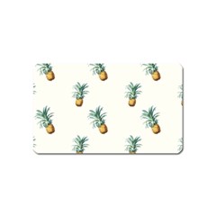 Tropical pineapples Magnet (Name Card)