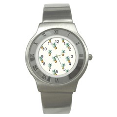 Tropical pineapples Stainless Steel Watch