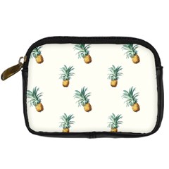 Tropical pineapples Digital Camera Leather Case