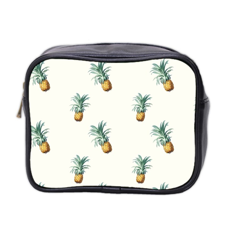 Tropical pineapples Mini Toiletries Bag (Two Sides)