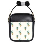 Tropical pineapples Girls Sling Bag Front