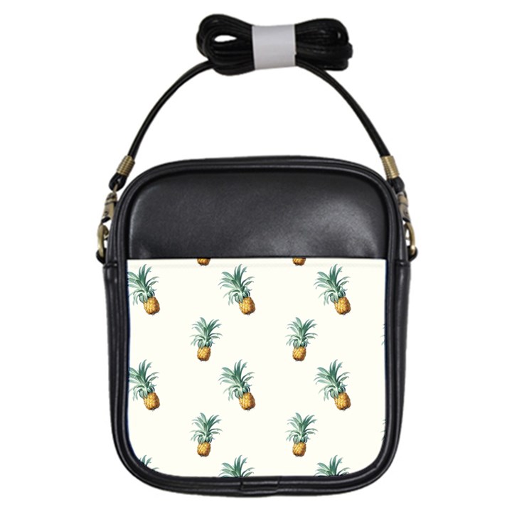 Tropical pineapples Girls Sling Bag