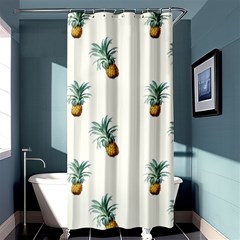 Tropical pineapples Shower Curtain 36  x 72  (Stall) 