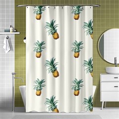 Tropical Pineapples Shower Curtain 48  X 72  (small)  by goljakoff