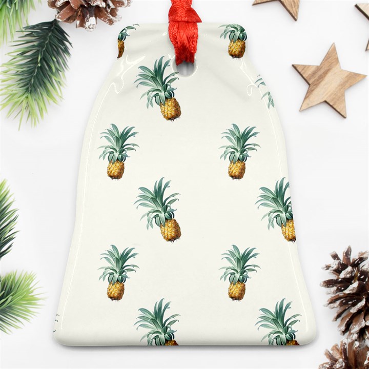 Tropical pineapples Ornament (Bell)