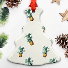 Tropical Pineapples Christmas Tree Ornament (two Sides) by goljakoff