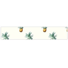 Tropical pineapples Large Flano Scarf 