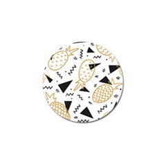 Golden pineapples Golf Ball Marker