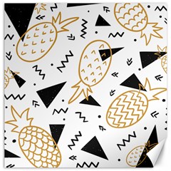 Golden Pineapples Canvas 16  X 16  by goljakoff