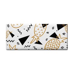 Golden pineapples Hand Towel