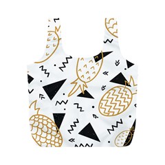 Golden Pineapples Full Print Recycle Bag (m) by goljakoff